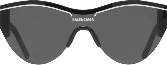 Balenciaga Black Ski Cat Sunglasses