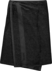 Balenciaga Black Towel Skirt