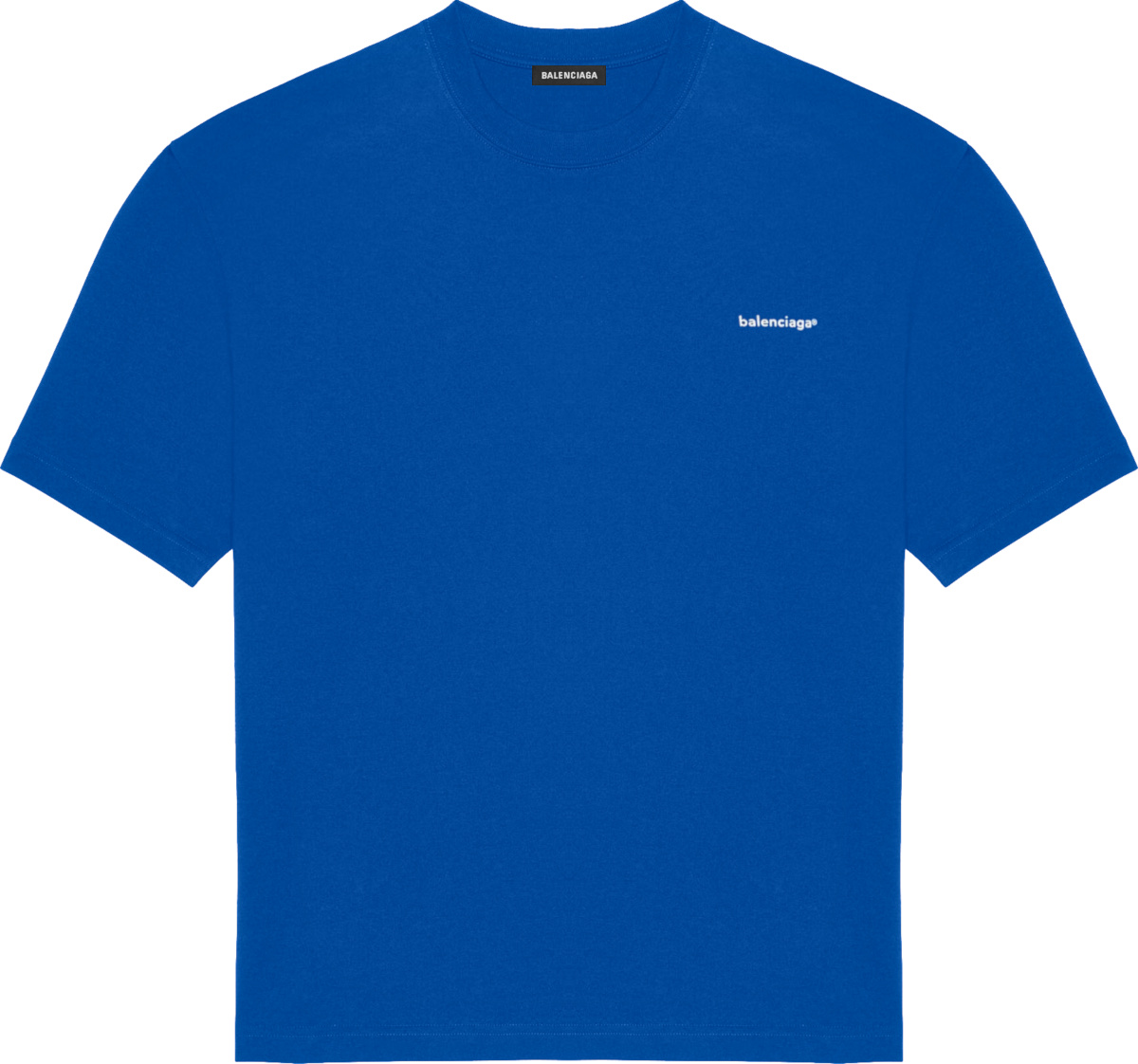 Balenciaga Blue 'Copyright' T-Shirt | Incorporated Style