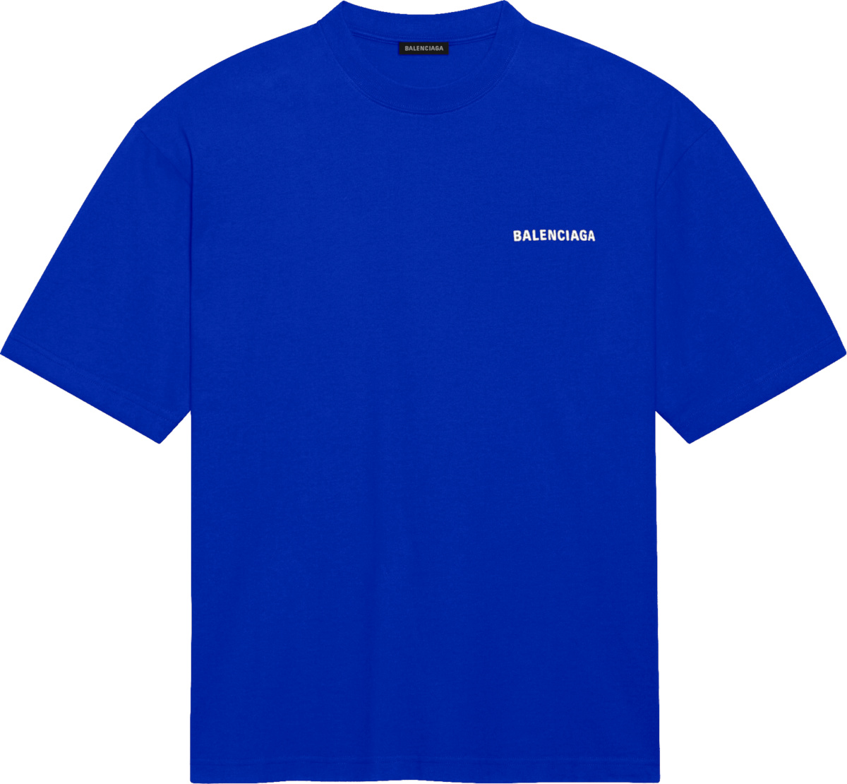 Balenciaga Royal Blue Logo T-Shirt | Incorporated Style