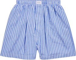 Balenciaga Blue White Striped Boxer Shorts