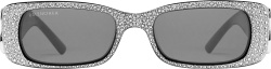 Crystal Rectangular 'Dynasty' Sunglasses (BB0096S)