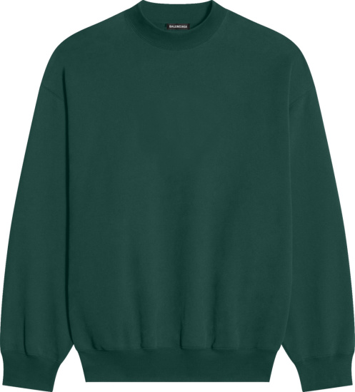 Balenciaga Dark Green Sweatshirt