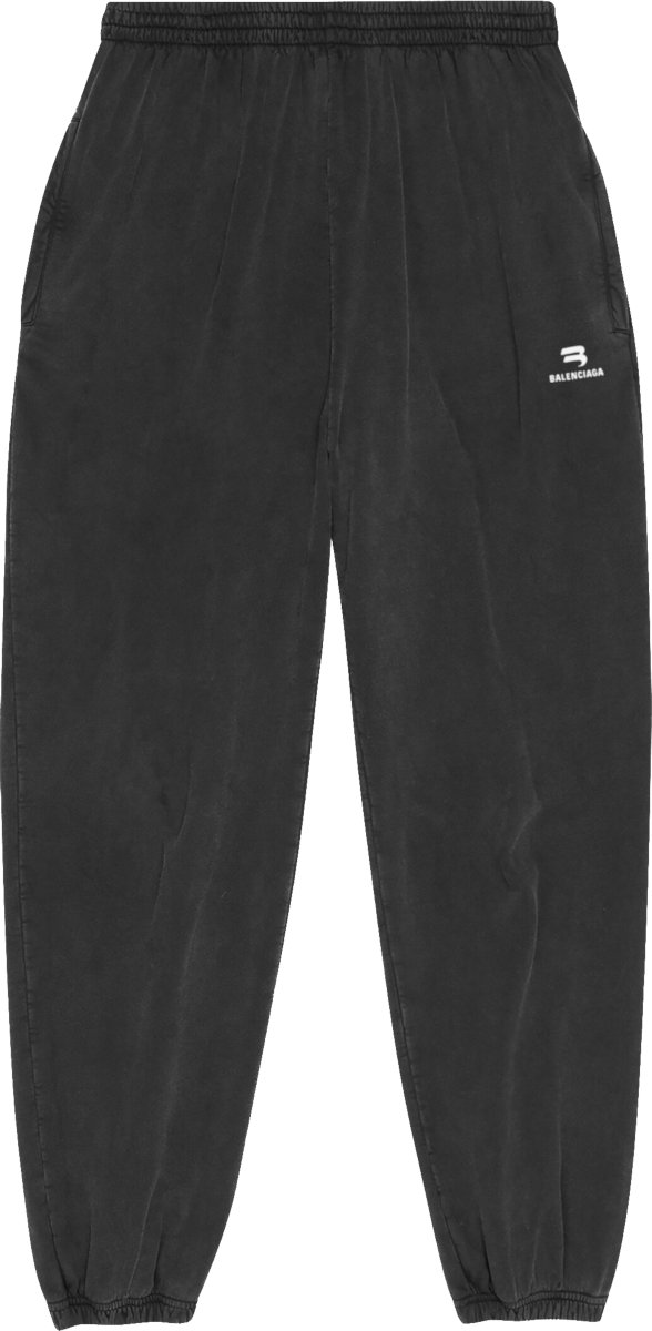 Balenciaga Black 'Sporty B' Sweatpants | INC STYLE