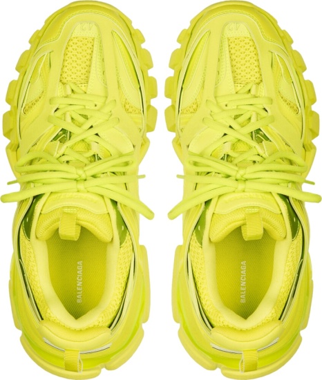 Balenciaga Yellow 'Track' Sneakers | Incorporated Style