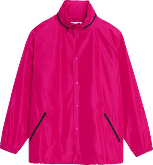 Balenciaga Hot Pink Coaches Jacket | Incorporated Style