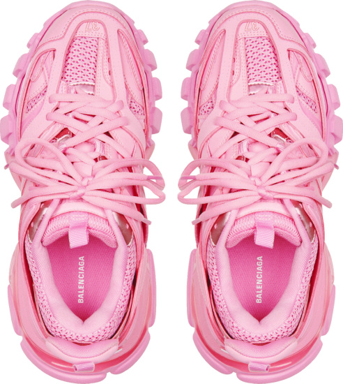 Balenciaga Pale Pink Track Trainers