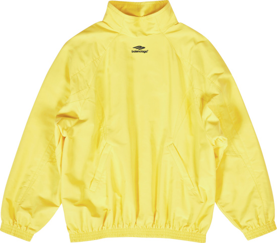Balenciaga Pale Yellow Mock 3b Track Jacket