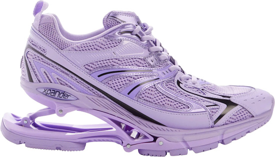 Balenciaga Purple Heel Sprint Sneakers