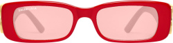 Red 'Dynasty' Sunglasses (BB0096S)