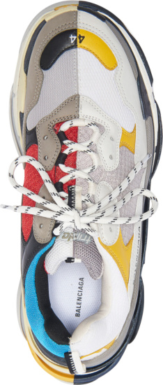 Balenciaga Split Multicolor Triple S Sneakers