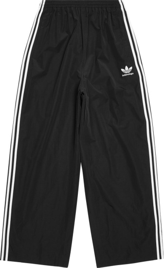 Balenciaga X Adidas Black Three Stripe Trackpants