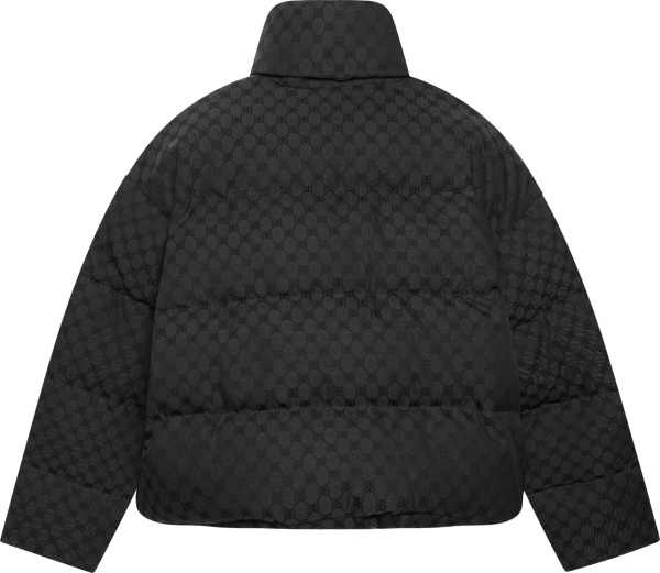 Balenciaga X Gucci Black Bb Puffer Jacket