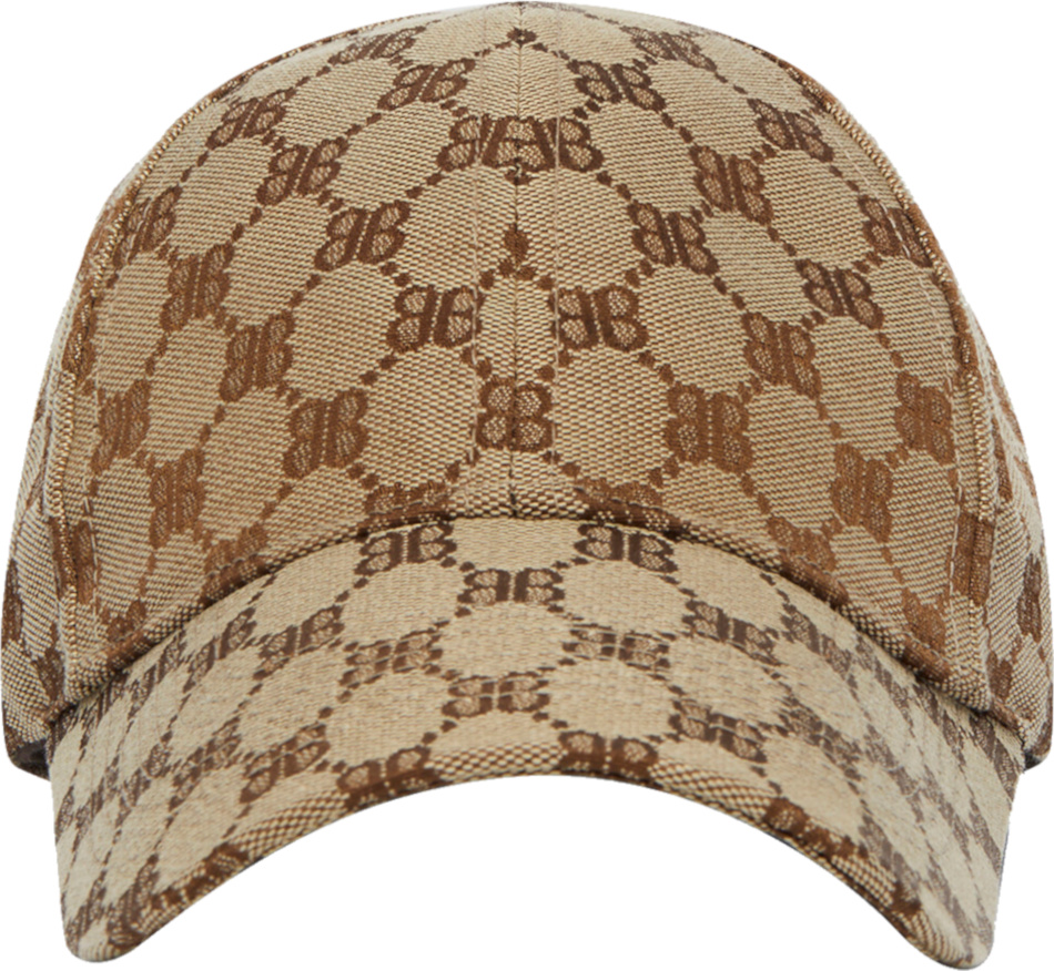 Balenciaga x Gucci Beige & Brown-BB Hat | Incorporated Style