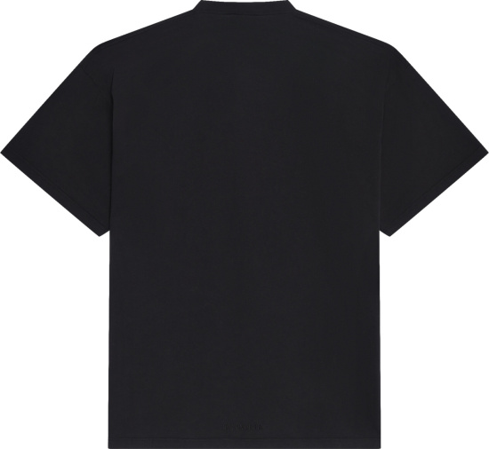 Balenciaga X The Simpsons Black Oversized T Shirt