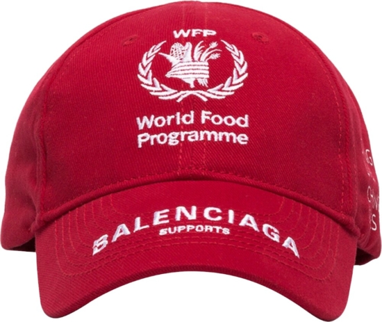 Balenciaga X World Food Program Red Hat