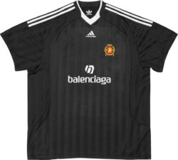Balenicaga X Adidas Black Soccer Jersey