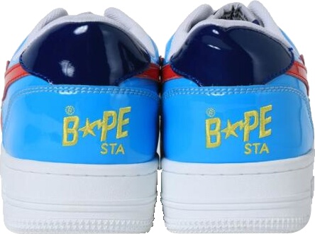 Bape Bapesta Patet Colorblock Sneakers