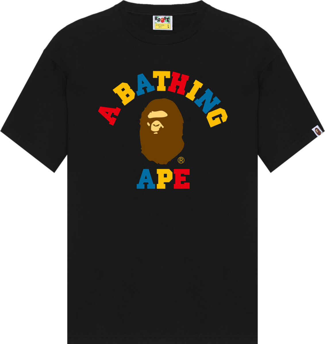 BAPE Black 'Color College' T-Shirt | Incorporated Style