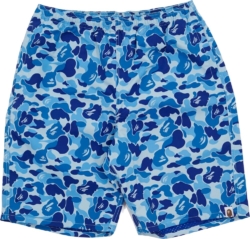 Blue 'ABC Camo' Swim Shorts