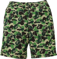 Green 'ABC Camo' Swim Shorts