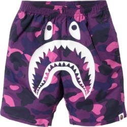 Bape Purple Camo Swim Shorts