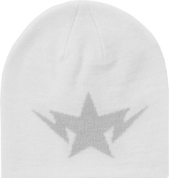 Bape White Twin Sta Star Logo Beanie
