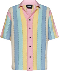 Barrow Pastel Striped Knit Shirt
