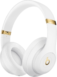 White & Gold Beats Studio3 Headphones