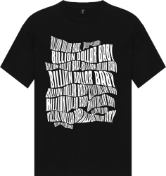 Billion Dollar Baby Black Wavy Logo T Shirt