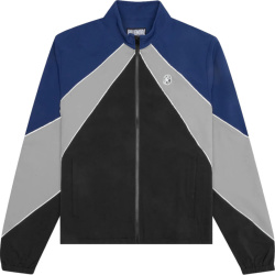 Blue Colorblock 'Simulator' Jacket
