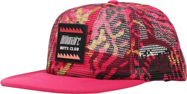 Billionaire Boys Club Pink Camo Trucker Hat