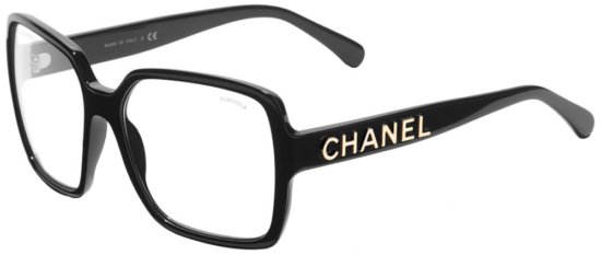 Chanel Black Oversized Square Glasses (5408)