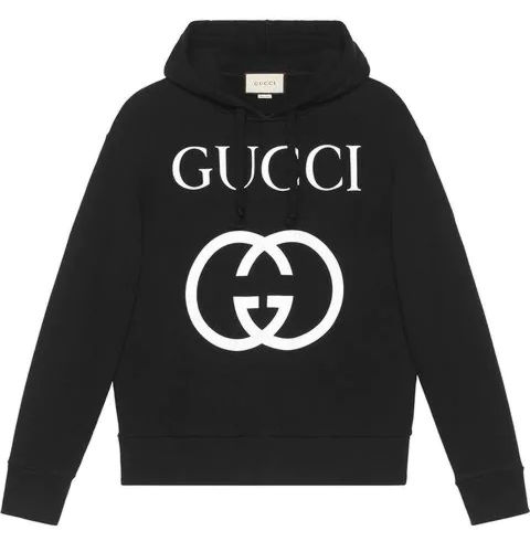 Gucci Black Interlocking-G Hoodie | Incorporated Style