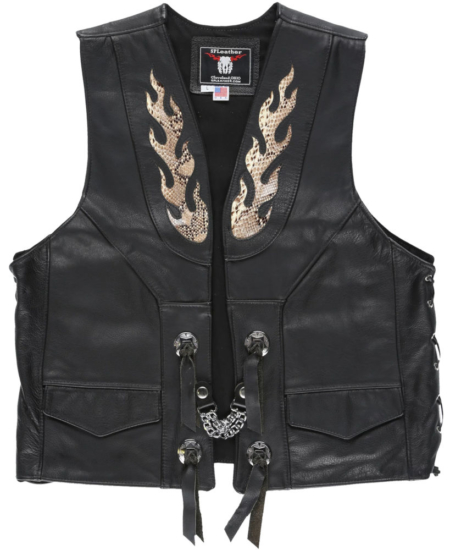 Black Leather Vest Worn By Tyga In His Goddamn Music Video