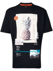 Black Pineapple Print T Shirt Worn By Kevin Gates