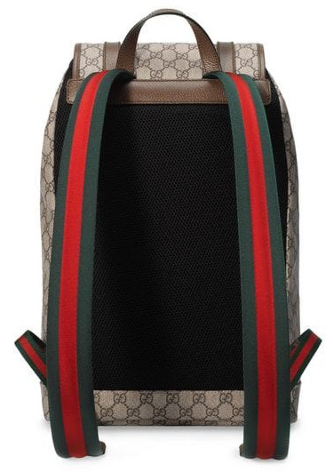 gucci strap backpack
