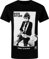 Bob Dylan 'Blowin In The Wind' Black T-Shirt