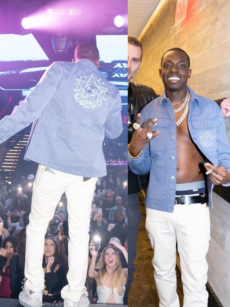 Bobby Shmurda Performs In a Dior Shirt With Fendi Jeans & Lanvin Sneakers