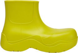 Bottega Veneta Kiwi Green Puddle Boots