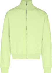 Light Green Wrinkled Track Jacket