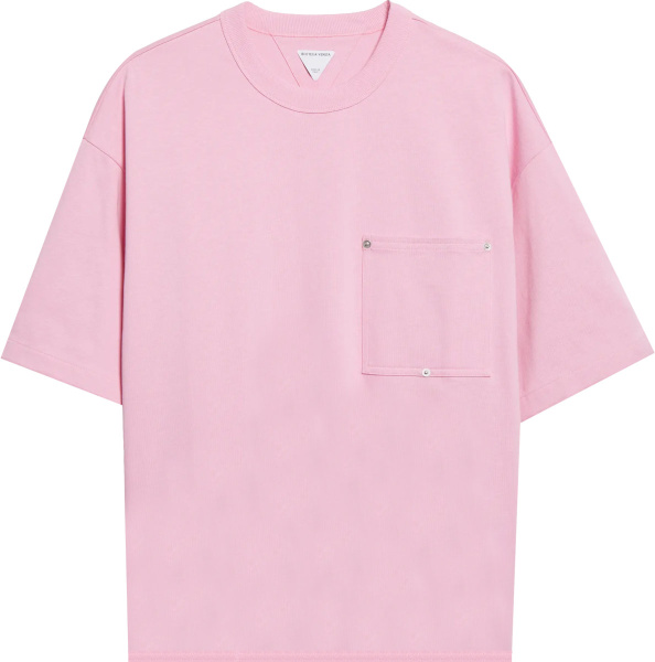 Bottega Veneta Light Pink Boxy Pocket T Shirt