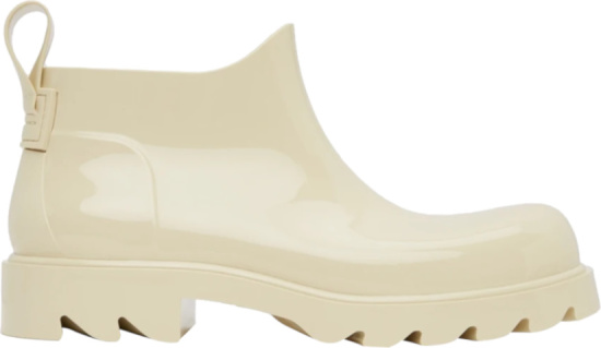 Bottega Veneta Shiny White Stride Boots