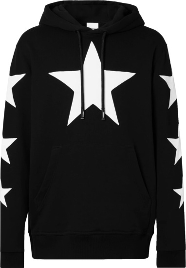 Burberry Black & White-Star Hoodie | Incorporated Style