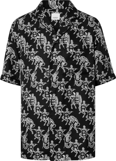 Burberry Black Mythical Alphabet Shirt