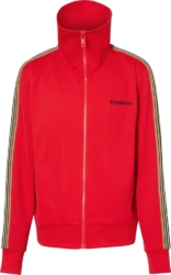 Burberry Icon Stripe Red Track Jacket