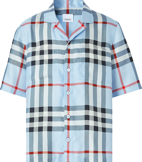 Burberry Light Blue Large-Check Shirt | Incorporated Style