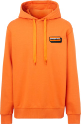 Orange Box Logo Hoodie