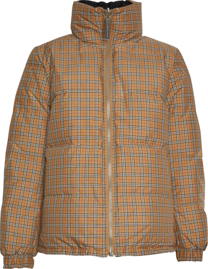 Burberry Reversible Vintage Check Puffer Jacket