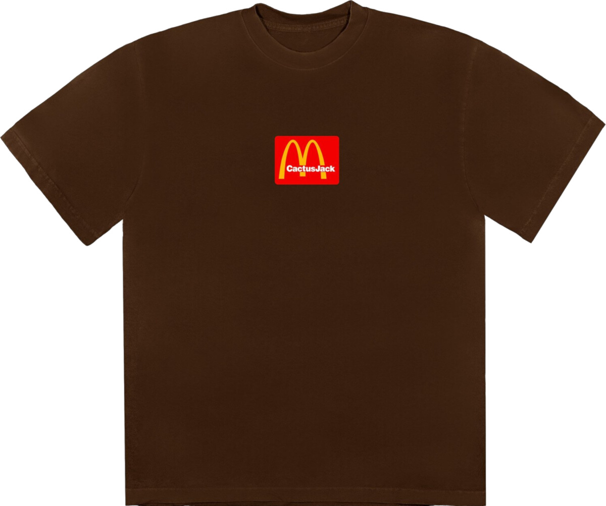 Cactus Jack x McDonald's Brown Logo T-Shirt | INC STYLE